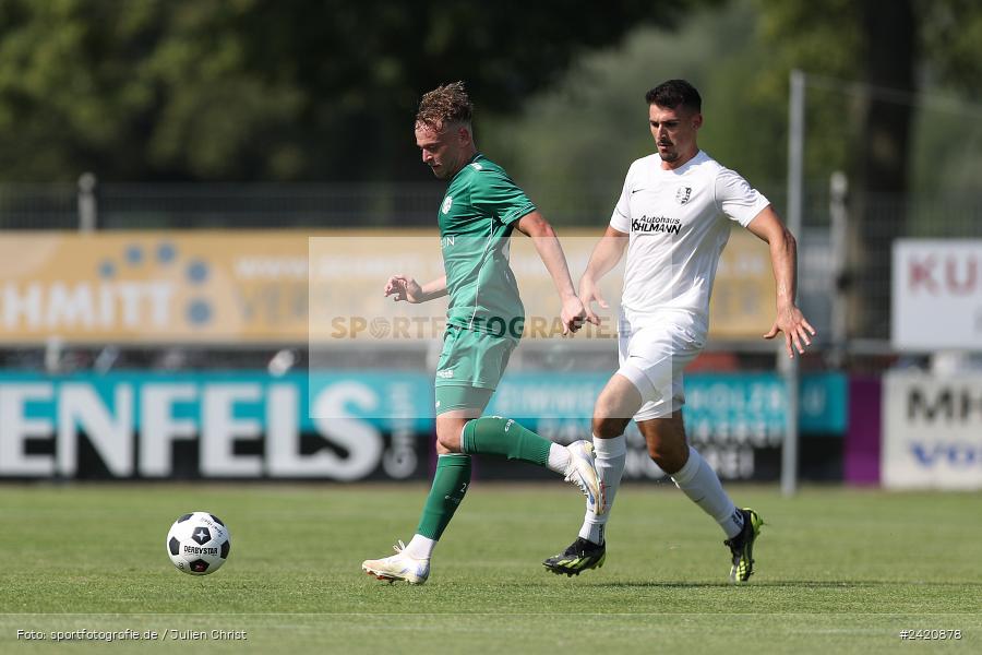 Fundamentum Sportpark, Karlburg, 20.07.2024, sport, action, Fussball, BFV, Bayernliga Nord, 1. Spieltag, DJK, TSV, DJK Gebenbach, TSV Karlburg - Bild-ID: 2420878