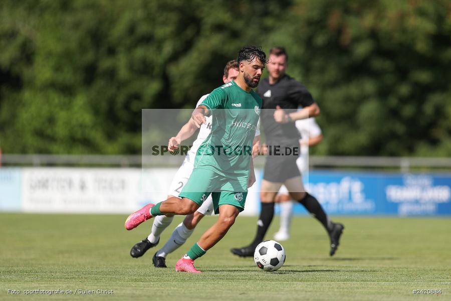 sport, action, TSV Karlburg, TSV, Karlburg, Fussball, Fundamentum Sportpark, DJK Gebenbach, DJK, Bayernliga Nord, BFV, 20.07.2024, 1. Spieltag - Bild-ID: 2420884