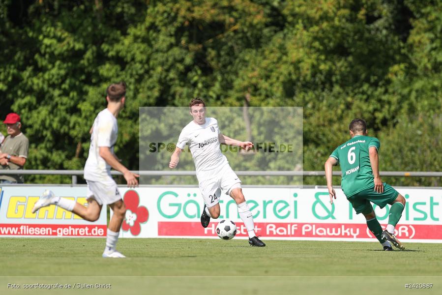 sport, action, TSV Karlburg, TSV, Karlburg, Fussball, Fundamentum Sportpark, DJK Gebenbach, DJK, Bayernliga Nord, BFV, 20.07.2024, 1. Spieltag - Bild-ID: 2420887
