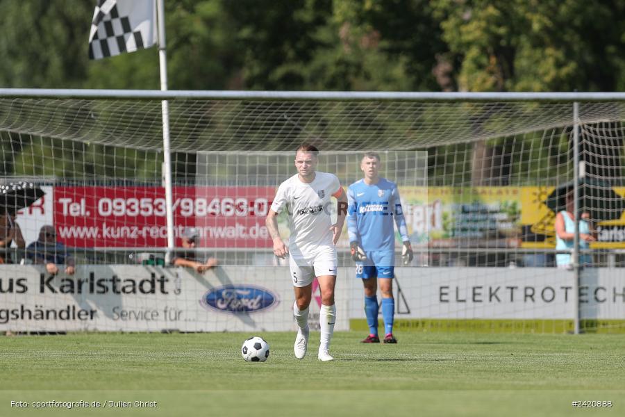 sport, action, TSV Karlburg, TSV, Karlburg, Fussball, Fundamentum Sportpark, DJK Gebenbach, DJK, Bayernliga Nord, BFV, 20.07.2024, 1. Spieltag - Bild-ID: 2420888