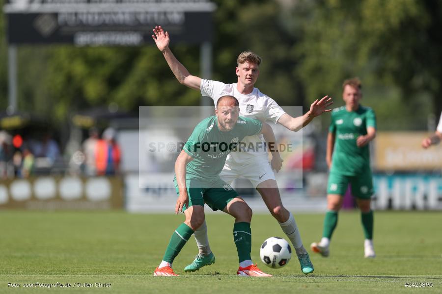 sport, action, TSV Karlburg, TSV, Karlburg, Fussball, Fundamentum Sportpark, DJK Gebenbach, DJK, Bayernliga Nord, BFV, 20.07.2024, 1. Spieltag - Bild-ID: 2420890
