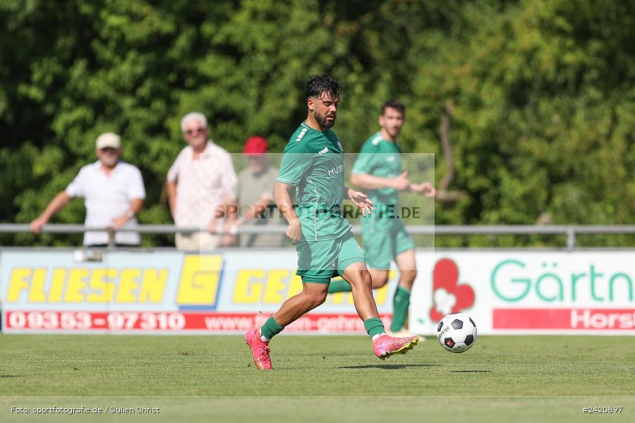 sport, action, TSV Karlburg, TSV, Karlburg, Fussball, Fundamentum Sportpark, DJK Gebenbach, DJK, Bayernliga Nord, BFV, 20.07.2024, 1. Spieltag - Bild-ID: 2420897
