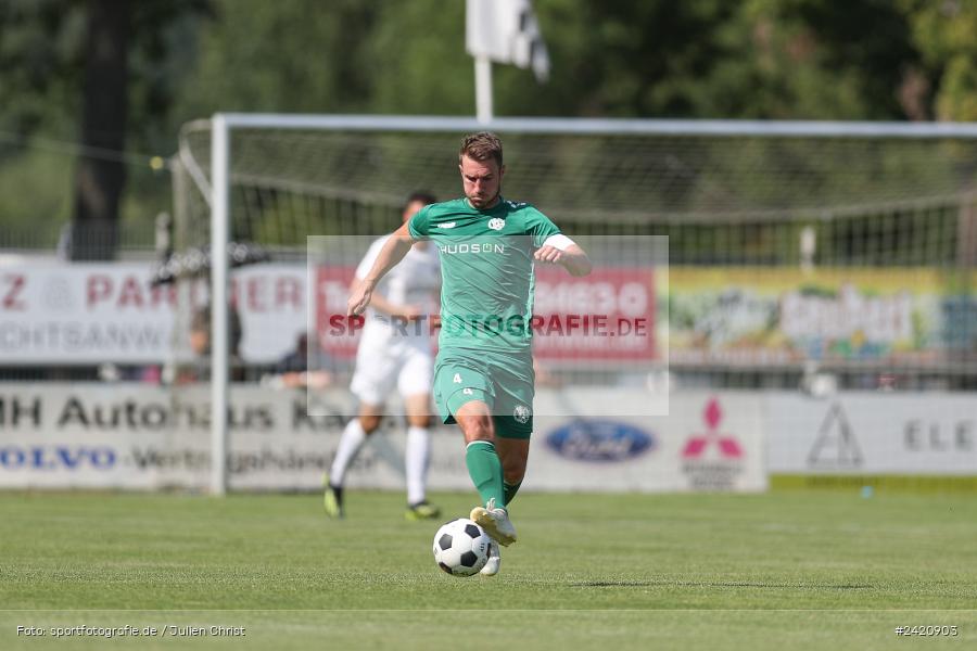 sport, action, TSV Karlburg, TSV, Karlburg, Fussball, Fundamentum Sportpark, DJK Gebenbach, DJK, Bayernliga Nord, BFV, 20.07.2024, 1. Spieltag - Bild-ID: 2420903
