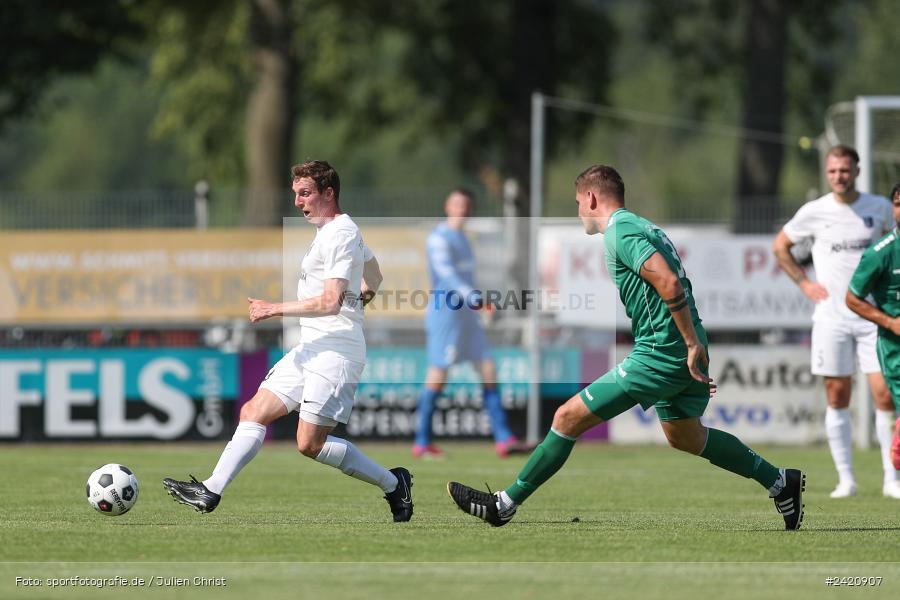 sport, action, TSV Karlburg, TSV, Karlburg, Fussball, Fundamentum Sportpark, DJK Gebenbach, DJK, Bayernliga Nord, BFV, 20.07.2024, 1. Spieltag - Bild-ID: 2420907