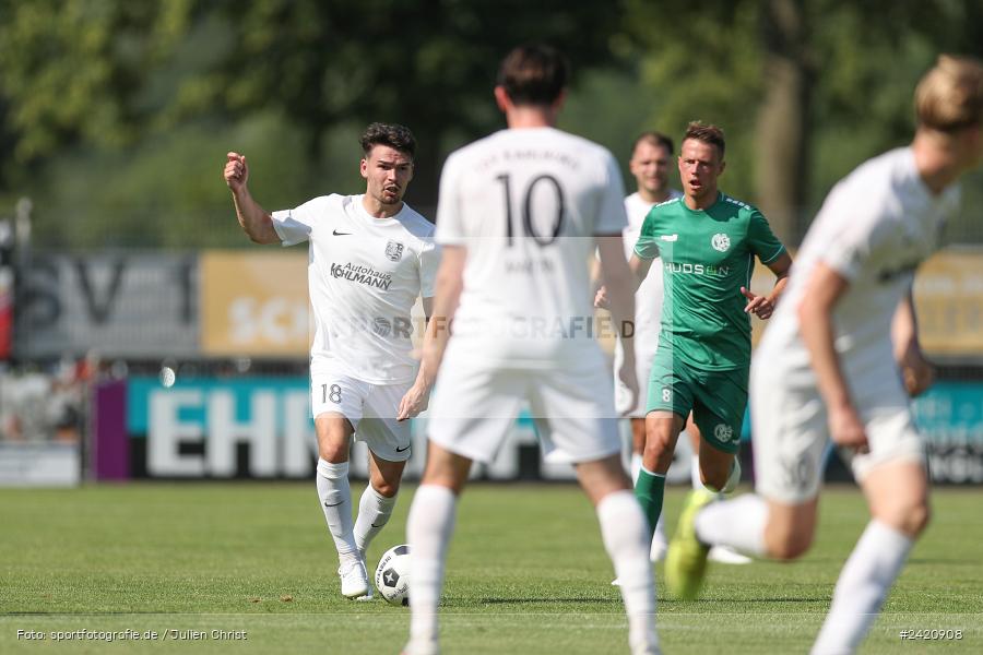 sport, action, TSV Karlburg, TSV, Karlburg, Fussball, Fundamentum Sportpark, DJK Gebenbach, DJK, Bayernliga Nord, BFV, 20.07.2024, 1. Spieltag - Bild-ID: 2420908