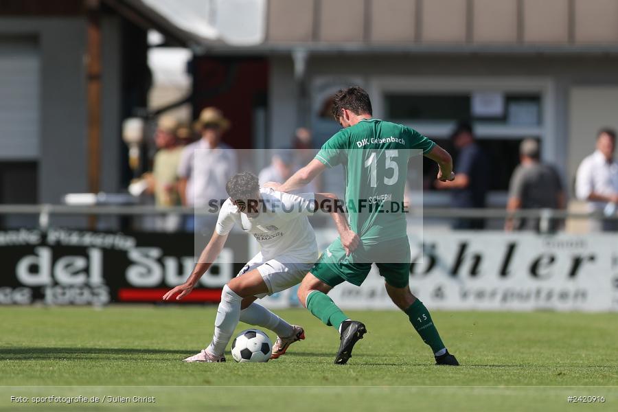 sport, action, TSV Karlburg, TSV, Karlburg, Fussball, Fundamentum Sportpark, DJK Gebenbach, DJK, Bayernliga Nord, BFV, 20.07.2024, 1. Spieltag - Bild-ID: 2420916