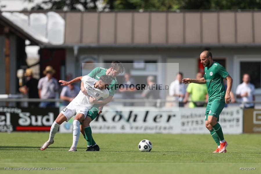 sport, action, TSV Karlburg, TSV, Karlburg, Fussball, Fundamentum Sportpark, DJK Gebenbach, DJK, Bayernliga Nord, BFV, 20.07.2024, 1. Spieltag - Bild-ID: 2420919