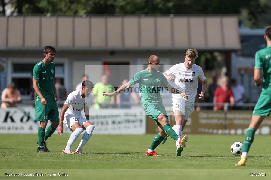 sport, action, TSV Karlburg, TSV, Karlburg, Fussball, Fundamentum Sportpark, DJK Gebenbach, DJK, Bayernliga Nord, BFV, 20.07.2024, 1. Spieltag - Bild-ID: 2420921