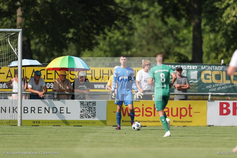 sport, action, TSV Karlburg, TSV, Karlburg, Fussball, Fundamentum Sportpark, DJK Gebenbach, DJK, Bayernliga Nord, BFV, 20.07.2024, 1. Spieltag - Bild-ID: 2420922