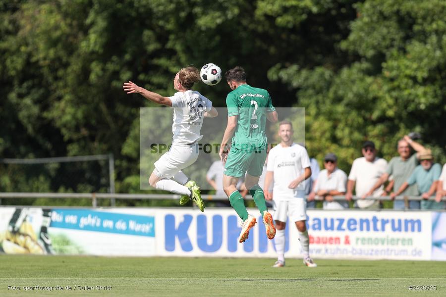 sport, action, TSV Karlburg, TSV, Karlburg, Fussball, Fundamentum Sportpark, DJK Gebenbach, DJK, Bayernliga Nord, BFV, 20.07.2024, 1. Spieltag - Bild-ID: 2420923