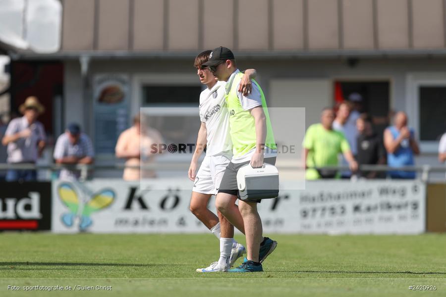 sport, action, TSV Karlburg, TSV, Karlburg, Fussball, Fundamentum Sportpark, DJK Gebenbach, DJK, Bayernliga Nord, BFV, 20.07.2024, 1. Spieltag - Bild-ID: 2420926