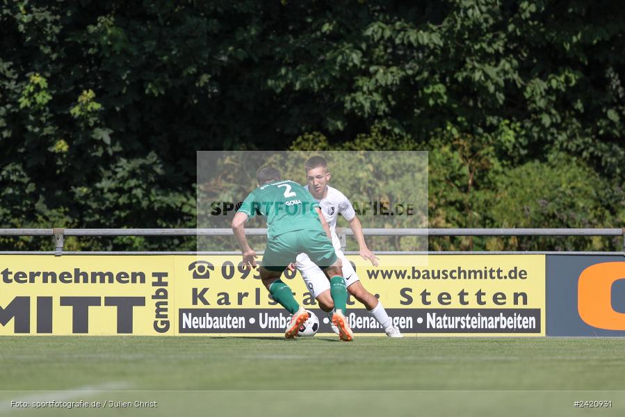 sport, action, TSV Karlburg, TSV, Karlburg, Fussball, Fundamentum Sportpark, DJK Gebenbach, DJK, Bayernliga Nord, BFV, 20.07.2024, 1. Spieltag - Bild-ID: 2420931