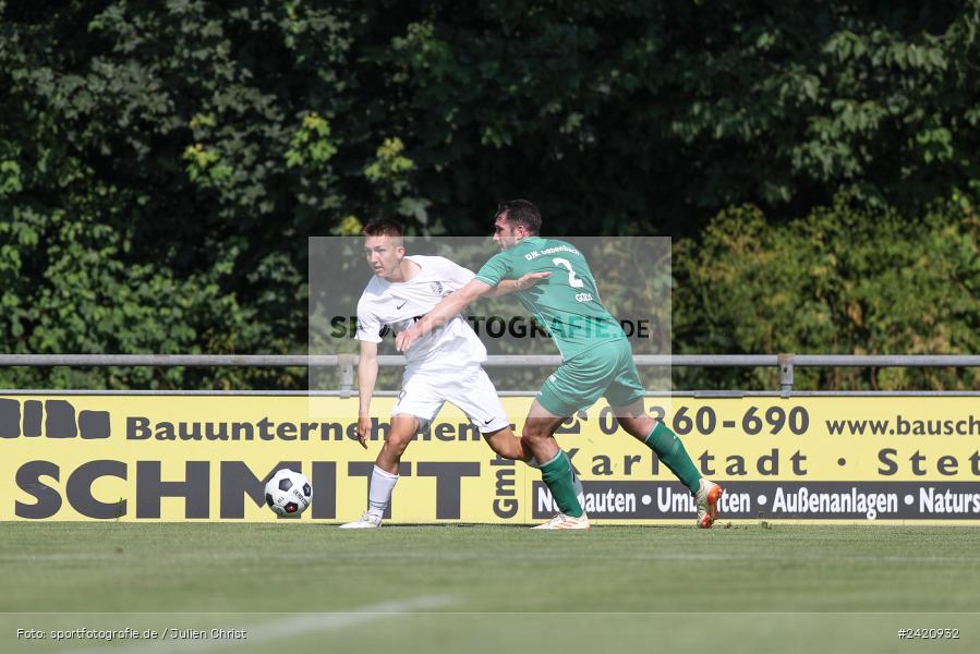 sport, action, TSV Karlburg, TSV, Karlburg, Fussball, Fundamentum Sportpark, DJK Gebenbach, DJK, Bayernliga Nord, BFV, 20.07.2024, 1. Spieltag - Bild-ID: 2420932