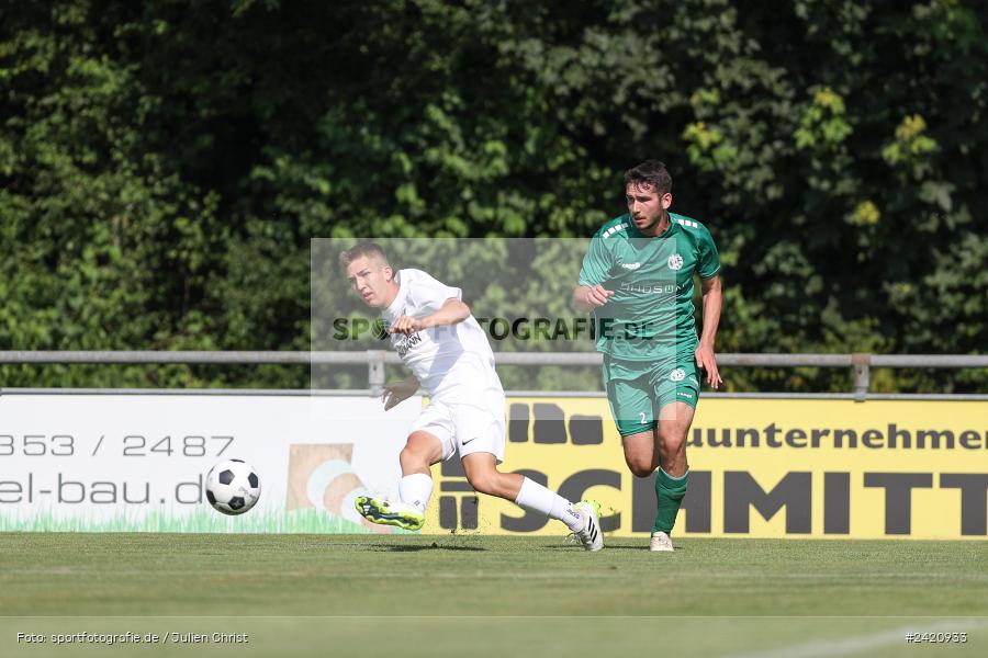 sport, action, TSV Karlburg, TSV, Karlburg, Fussball, Fundamentum Sportpark, DJK Gebenbach, DJK, Bayernliga Nord, BFV, 20.07.2024, 1. Spieltag - Bild-ID: 2420933