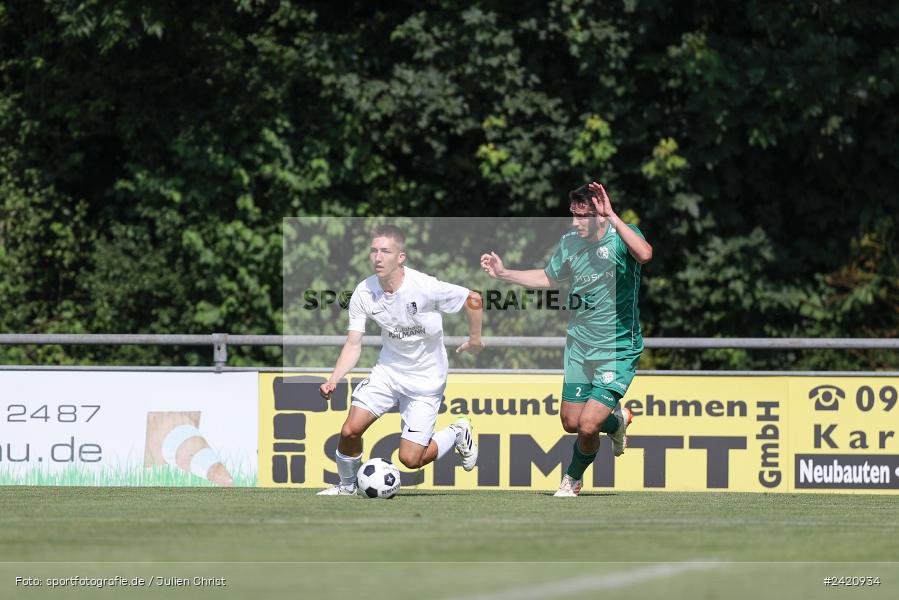 sport, action, TSV Karlburg, TSV, Karlburg, Fussball, Fundamentum Sportpark, DJK Gebenbach, DJK, Bayernliga Nord, BFV, 20.07.2024, 1. Spieltag - Bild-ID: 2420934