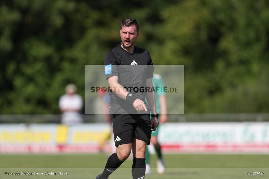 sport, action, TSV Karlburg, TSV, Karlburg, Fussball, Fundamentum Sportpark, DJK Gebenbach, DJK, Bayernliga Nord, BFV, 20.07.2024, 1. Spieltag - Bild-ID: 2420950