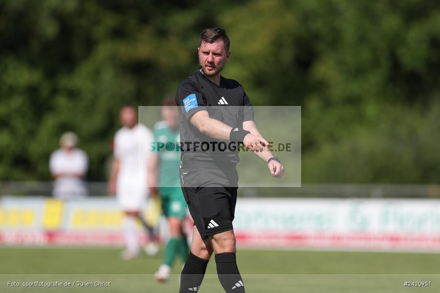 sport, action, TSV Karlburg, TSV, Karlburg, Fussball, Fundamentum Sportpark, DJK Gebenbach, DJK, Bayernliga Nord, BFV, 20.07.2024, 1. Spieltag - Bild-ID: 2420951