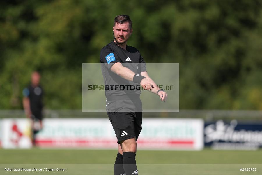 sport, action, TSV Karlburg, TSV, Karlburg, Fussball, Fundamentum Sportpark, DJK Gebenbach, DJK, Bayernliga Nord, BFV, 20.07.2024, 1. Spieltag - Bild-ID: 2420952