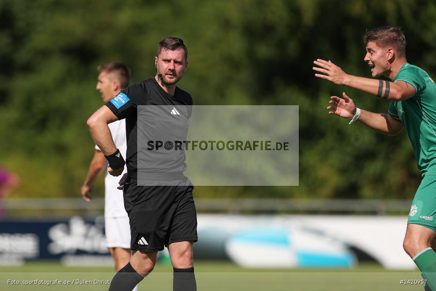 sport, action, TSV Karlburg, TSV, Karlburg, Fussball, Fundamentum Sportpark, DJK Gebenbach, DJK, Bayernliga Nord, BFV, 20.07.2024, 1. Spieltag - Bild-ID: 2420957