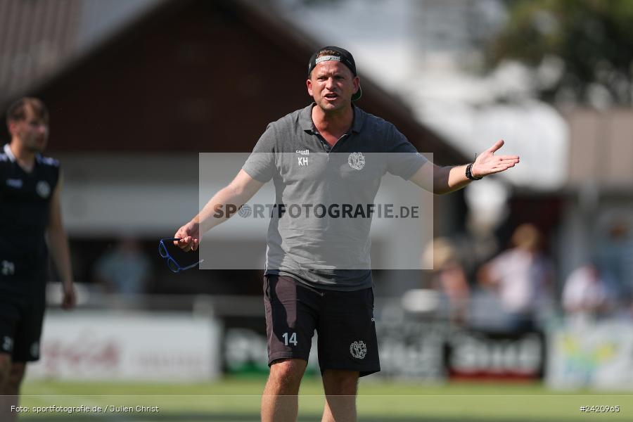 sport, action, TSV Karlburg, TSV, Karlburg, Fussball, Fundamentum Sportpark, DJK Gebenbach, DJK, Bayernliga Nord, BFV, 20.07.2024, 1. Spieltag - Bild-ID: 2420965
