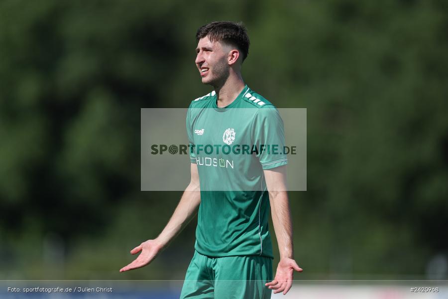 sport, action, TSV Karlburg, TSV, Karlburg, Fussball, Fundamentum Sportpark, DJK Gebenbach, DJK, Bayernliga Nord, BFV, 20.07.2024, 1. Spieltag - Bild-ID: 2420968