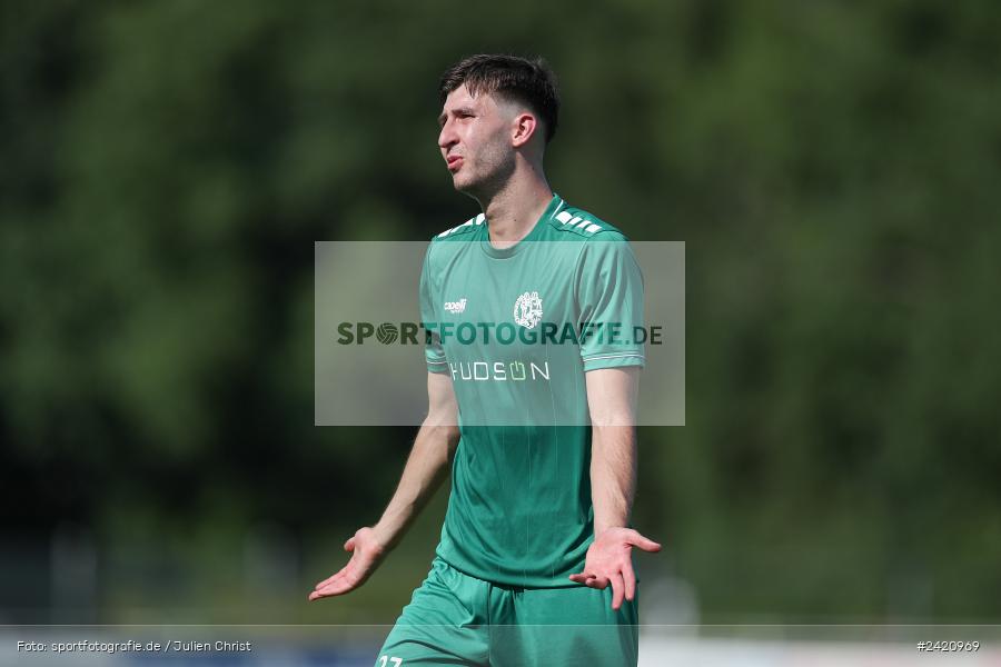 sport, action, TSV Karlburg, TSV, Karlburg, Fussball, Fundamentum Sportpark, DJK Gebenbach, DJK, Bayernliga Nord, BFV, 20.07.2024, 1. Spieltag - Bild-ID: 2420969