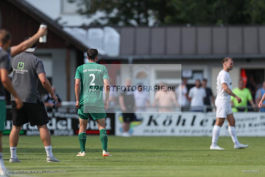 sport, action, TSV Karlburg, TSV, Karlburg, Fussball, Fundamentum Sportpark, DJK Gebenbach, DJK, Bayernliga Nord, BFV, 20.07.2024, 1. Spieltag - Bild-ID: 2420983