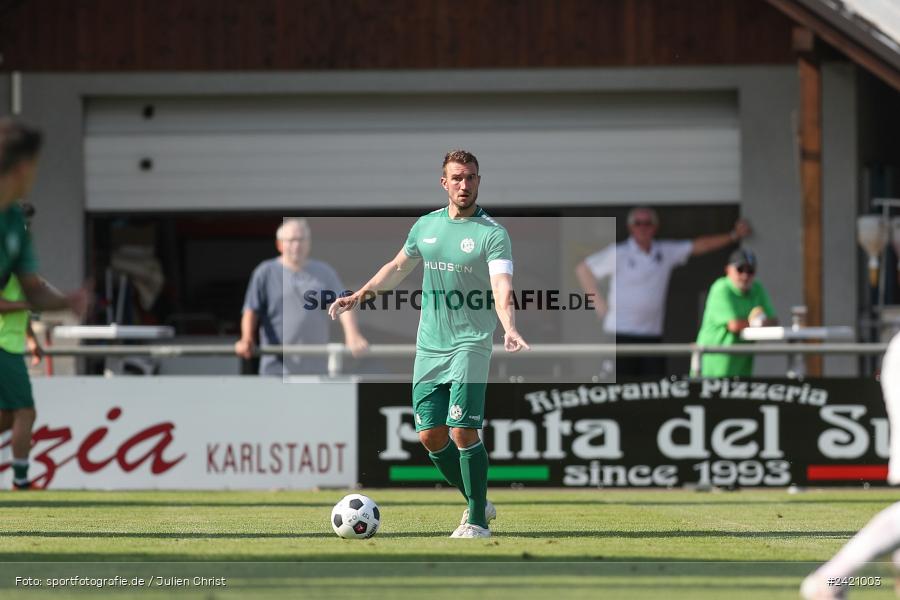 sport, action, TSV Karlburg, TSV, Karlburg, Fussball, Fundamentum Sportpark, DJK Gebenbach, DJK, Bayernliga Nord, BFV, 20.07.2024, 1. Spieltag - Bild-ID: 2421003