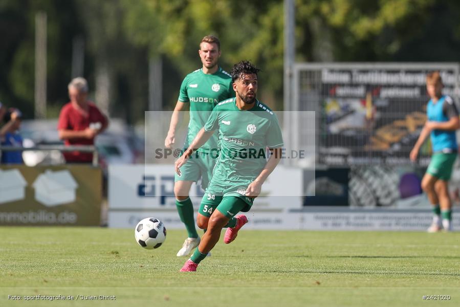 sport, action, TSV Karlburg, TSV, Karlburg, Fussball, Fundamentum Sportpark, DJK Gebenbach, DJK, Bayernliga Nord, BFV, 20.07.2024, 1. Spieltag - Bild-ID: 2421020
