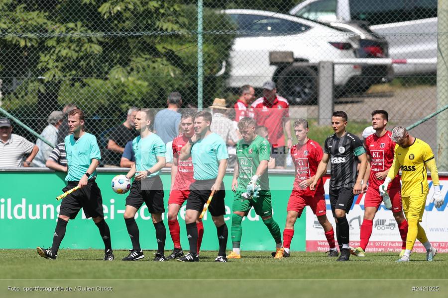 Kohlenberg-Arena, Fuchsstadt, 21.07.2024, sport, action, Fussball, BFV, 1. Spieltag, Landesliga Nordwest, TUS, FCF, TuS Frammersbach, 1. FC Fuchsstadt - Bild-ID: 2421025