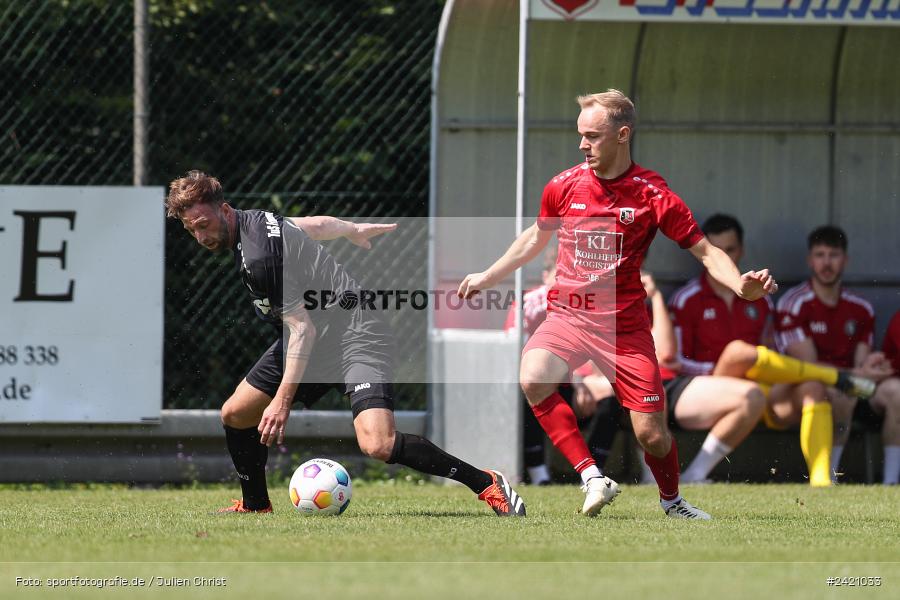 Kohlenberg-Arena, Fuchsstadt, 21.07.2024, sport, action, Fussball, BFV, 1. Spieltag, Landesliga Nordwest, TUS, FCF, TuS Frammersbach, 1. FC Fuchsstadt - Bild-ID: 2421033