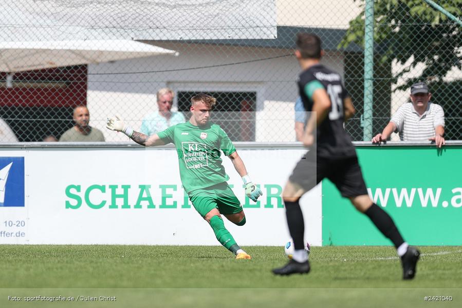 Kohlenberg-Arena, Fuchsstadt, 21.07.2024, sport, action, Fussball, BFV, 1. Spieltag, Landesliga Nordwest, TUS, FCF, TuS Frammersbach, 1. FC Fuchsstadt - Bild-ID: 2421040