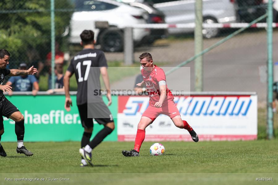 Kohlenberg-Arena, Fuchsstadt, 21.07.2024, sport, action, Fussball, BFV, 1. Spieltag, Landesliga Nordwest, TUS, FCF, TuS Frammersbach, 1. FC Fuchsstadt - Bild-ID: 2421041