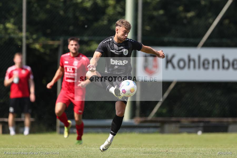 Kohlenberg-Arena, Fuchsstadt, 21.07.2024, sport, action, Fussball, BFV, 1. Spieltag, Landesliga Nordwest, TUS, FCF, TuS Frammersbach, 1. FC Fuchsstadt - Bild-ID: 2421043