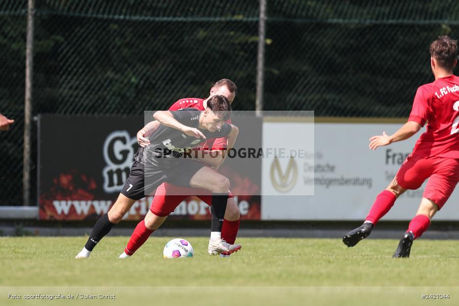 Kohlenberg-Arena, Fuchsstadt, 21.07.2024, sport, action, Fussball, BFV, 1. Spieltag, Landesliga Nordwest, TUS, FCF, TuS Frammersbach, 1. FC Fuchsstadt - Bild-ID: 2421044