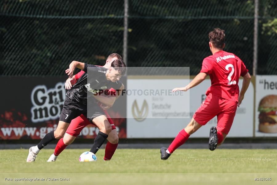 Kohlenberg-Arena, Fuchsstadt, 21.07.2024, sport, action, Fussball, BFV, 1. Spieltag, Landesliga Nordwest, TUS, FCF, TuS Frammersbach, 1. FC Fuchsstadt - Bild-ID: 2421045