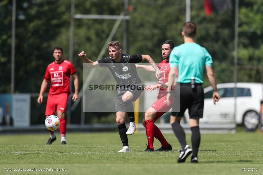 Kohlenberg-Arena, Fuchsstadt, 21.07.2024, sport, action, Fussball, BFV, 1. Spieltag, Landesliga Nordwest, TUS, FCF, TuS Frammersbach, 1. FC Fuchsstadt - Bild-ID: 2421046
