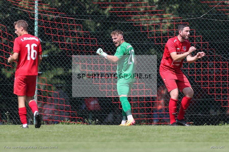 Kohlenberg-Arena, Fuchsstadt, 21.07.2024, sport, action, Fussball, BFV, 1. Spieltag, Landesliga Nordwest, TUS, FCF, TuS Frammersbach, 1. FC Fuchsstadt - Bild-ID: 2421047