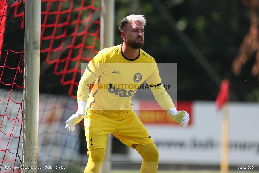 Kohlenberg-Arena, Fuchsstadt, 21.07.2024, sport, action, Fussball, BFV, 1. Spieltag, Landesliga Nordwest, TUS, FCF, TuS Frammersbach, 1. FC Fuchsstadt - Bild-ID: 2421060