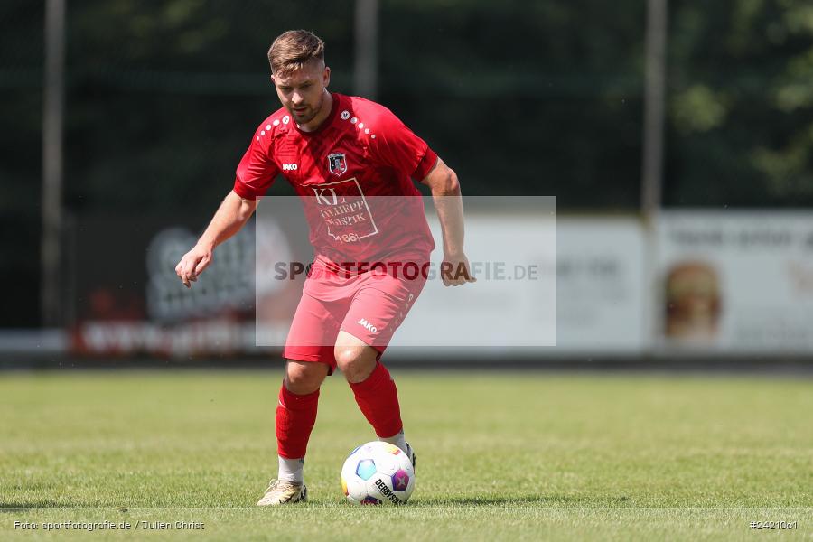 Kohlenberg-Arena, Fuchsstadt, 21.07.2024, sport, action, Fussball, BFV, 1. Spieltag, Landesliga Nordwest, TUS, FCF, TuS Frammersbach, 1. FC Fuchsstadt - Bild-ID: 2421061