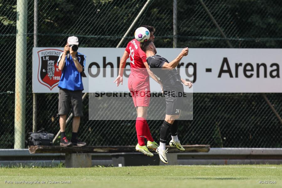 Kohlenberg-Arena, Fuchsstadt, 21.07.2024, sport, action, Fussball, BFV, 1. Spieltag, Landesliga Nordwest, TUS, FCF, TuS Frammersbach, 1. FC Fuchsstadt - Bild-ID: 2421064