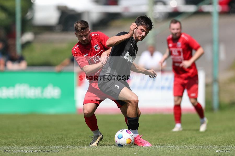 Kohlenberg-Arena, Fuchsstadt, 21.07.2024, sport, action, Fussball, BFV, 1. Spieltag, Landesliga Nordwest, TUS, FCF, TuS Frammersbach, 1. FC Fuchsstadt - Bild-ID: 2421073