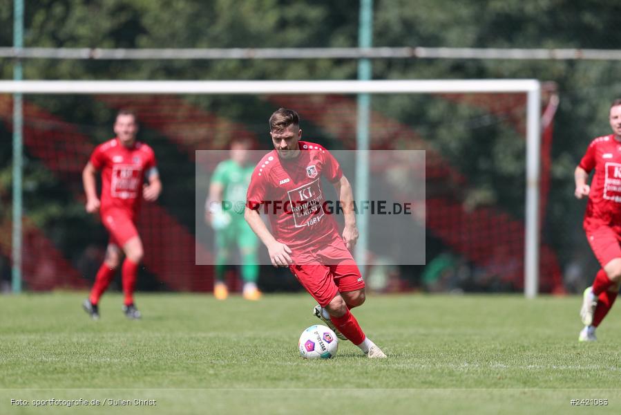 Kohlenberg-Arena, Fuchsstadt, 21.07.2024, sport, action, Fussball, BFV, 1. Spieltag, Landesliga Nordwest, TUS, FCF, TuS Frammersbach, 1. FC Fuchsstadt - Bild-ID: 2421083
