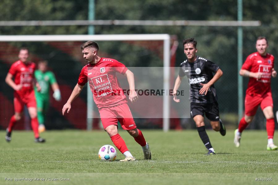 Kohlenberg-Arena, Fuchsstadt, 21.07.2024, sport, action, Fussball, BFV, 1. Spieltag, Landesliga Nordwest, TUS, FCF, TuS Frammersbach, 1. FC Fuchsstadt - Bild-ID: 2421085
