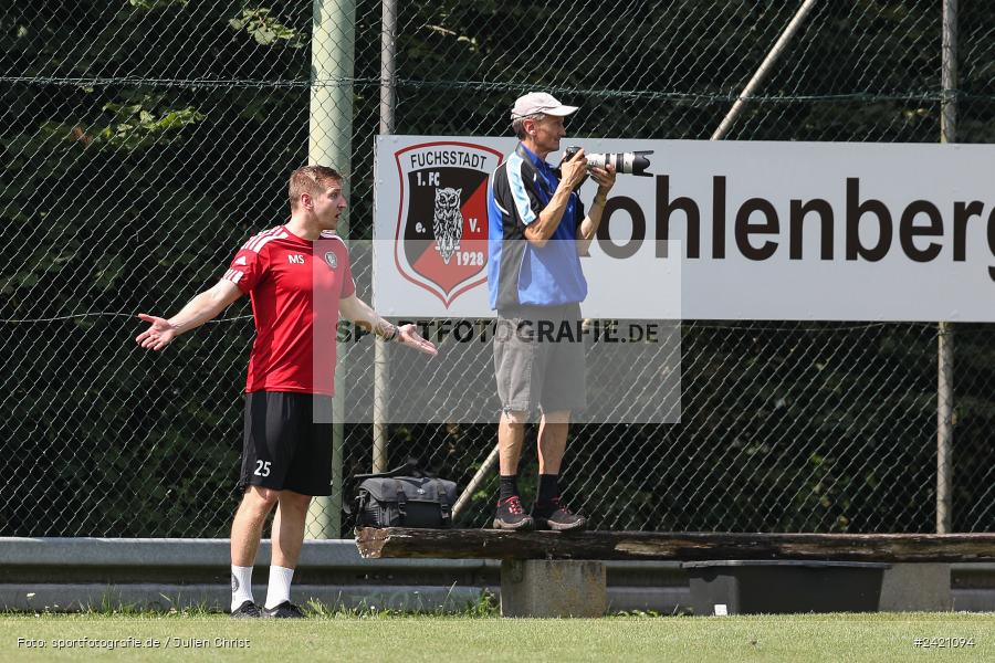 Kohlenberg-Arena, Fuchsstadt, 21.07.2024, sport, action, Fussball, BFV, 1. Spieltag, Landesliga Nordwest, TUS, FCF, TuS Frammersbach, 1. FC Fuchsstadt - Bild-ID: 2421094