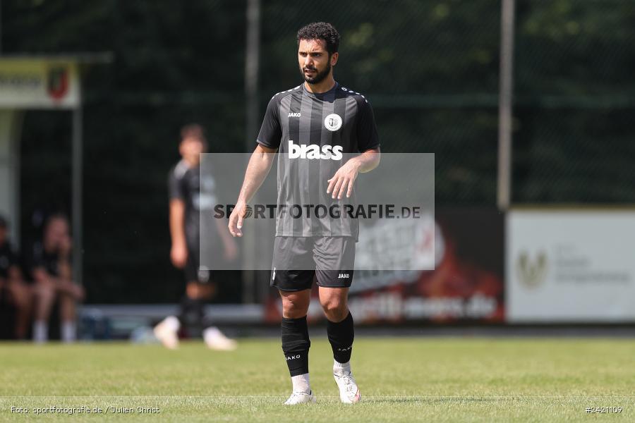Kohlenberg-Arena, Fuchsstadt, 21.07.2024, sport, action, Fussball, BFV, 1. Spieltag, Landesliga Nordwest, TUS, FCF, TuS Frammersbach, 1. FC Fuchsstadt - Bild-ID: 2421109