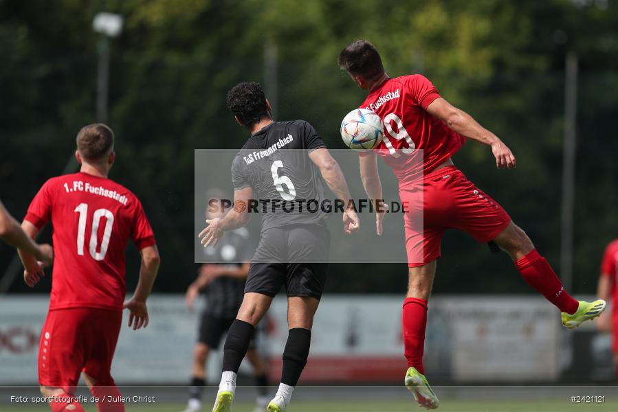 Kohlenberg-Arena, Fuchsstadt, 21.07.2024, sport, action, Fussball, BFV, 1. Spieltag, Landesliga Nordwest, TUS, FCF, TuS Frammersbach, 1. FC Fuchsstadt - Bild-ID: 2421121