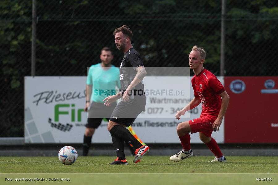 Kohlenberg-Arena, Fuchsstadt, 21.07.2024, sport, action, Fussball, BFV, 1. Spieltag, Landesliga Nordwest, TUS, FCF, TuS Frammersbach, 1. FC Fuchsstadt - Bild-ID: 2421125
