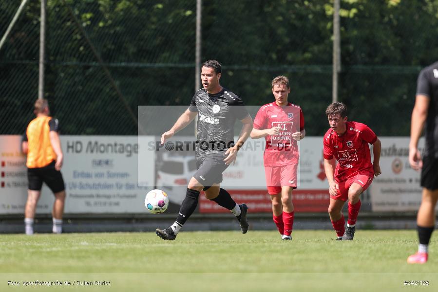 Kohlenberg-Arena, Fuchsstadt, 21.07.2024, sport, action, Fussball, BFV, 1. Spieltag, Landesliga Nordwest, TUS, FCF, TuS Frammersbach, 1. FC Fuchsstadt - Bild-ID: 2421128