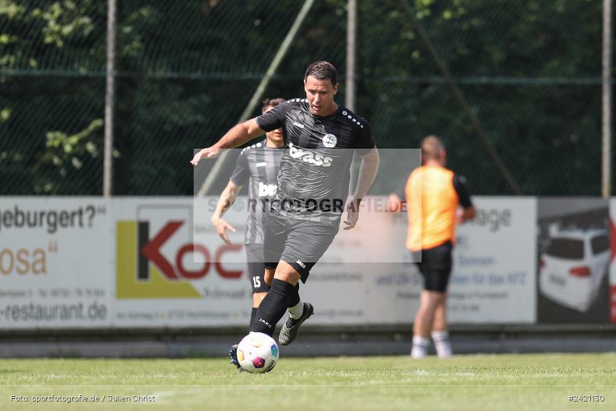 Kohlenberg-Arena, Fuchsstadt, 21.07.2024, sport, action, Fussball, BFV, 1. Spieltag, Landesliga Nordwest, TUS, FCF, TuS Frammersbach, 1. FC Fuchsstadt - Bild-ID: 2421130